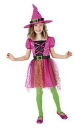 [S8631-S] DISFRAZ BRUJA SUPERSTAR ROSI INF talla S