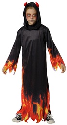 [S8873-S] DISFRAZ DIABLO ENCAPUCHADO talla 3-4