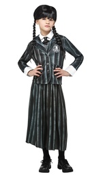 [1000158-S] DISFRAZ WEDNESDAY UNIFORME ESCOLAR talla 3-4