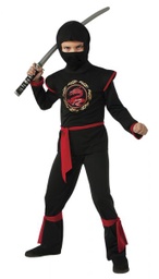 [887057-M] DISFRAZ DRAGON NINJA NEGRO INF