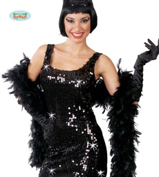 [16414] BOA PLUMA NEGRO 1,80 MTS.(90 GRAMOS)