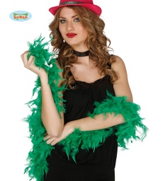 [16348] BOA PLUMA VERDE    1,80 MTS.(40 GRAMOS)